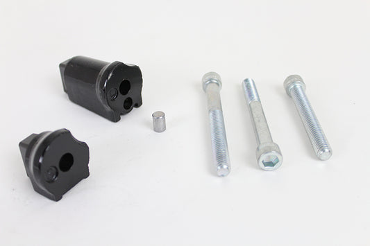 HARLEY Soziustrittbrett Adapter Kit Schwarz passend für 2018-UP FLFB,   2018-UP FLFBS,   2018-UP FLSL,   4