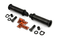 HARLEY Parkerized Combat Shooter Style Fußrasten-Set passend für 0- Alle Modelle mit weiblichem Montageblock