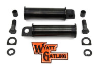 HARLEY Parkerized Combat Shooter Style Fußrasten-Set passend für 0- Alle Modelle mit weiblichem Montageblock