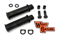 HARLEY Parkerized Combat Shooter Style Fußrasten-Set passend für 0- Alle Modelle mit weiblichem Montageblock
