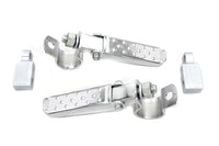 HARLEY Steel Dimpled Footpeg Kit passend für 1980-1986 FX, 1986-UP FXST,