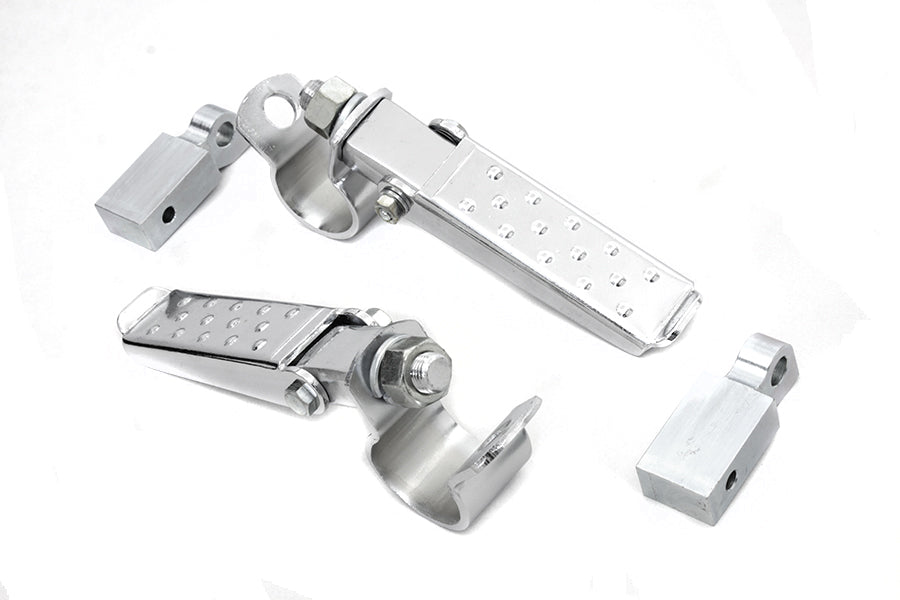 HARLEY Steel Dimpled Footpeg Kit passend für 1980-1986 FX, 1986-UP FXST,