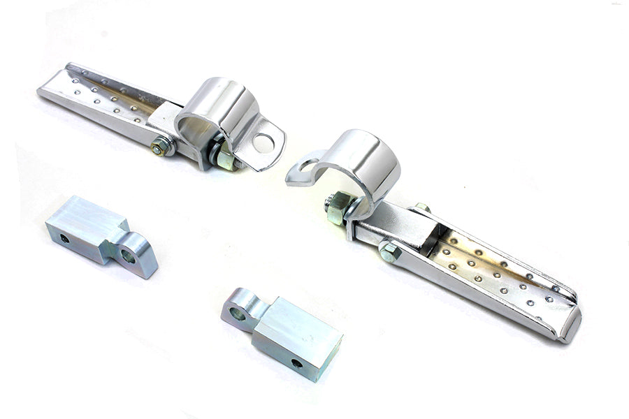 HARLEY Steel Dimpled Footpeg Kit passend für 1980-1986 FX, 1986-UP FXST,