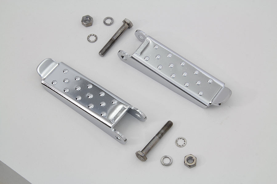 HARLEY Chrom Combat Fußrasten-Set, passend für 0-  Custom, Anwendung