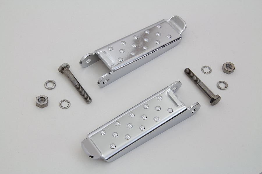 HARLEY Chrom Combat Fußrasten-Set, passend für 0-  Custom, Anwendung