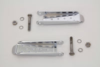 HARLEY Chrom Combat Fußrasten-Set, passend für 0-  Custom, Anwendung
