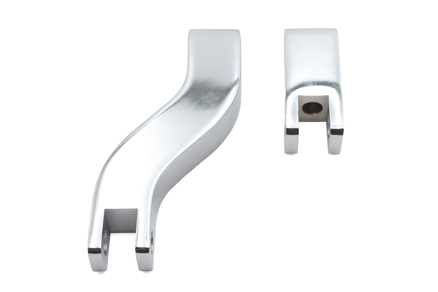 HARLEY Soziusfußrastenhalter-Set Chrom passend für 2002-2005 FXD, 2002-2005 FXDWG,