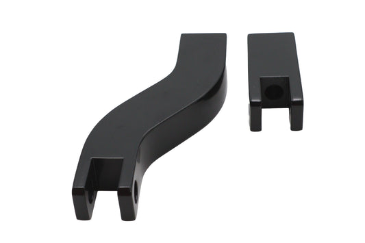 HARLEY Soziusfußrastenhalter-Set Schwarz Passend für 2002-2005 FXD, 2002-2005 FXDWG,