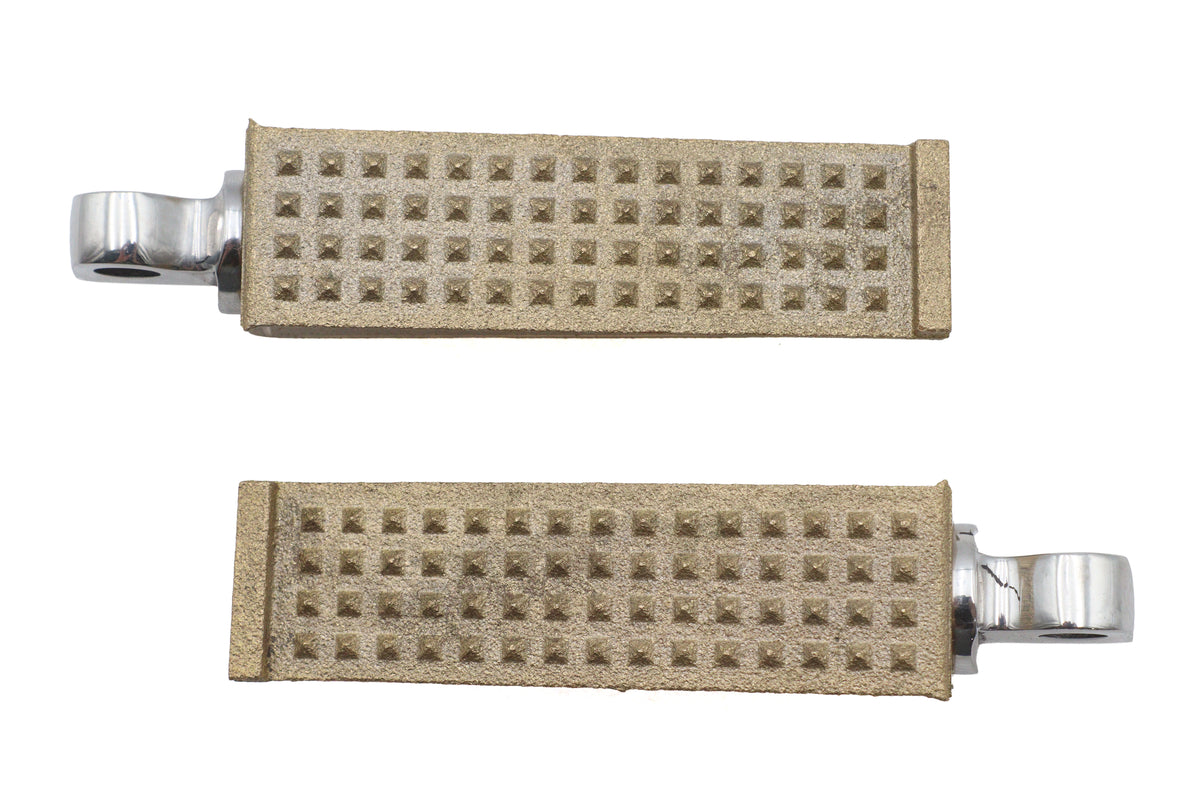 HARLEY Anderson Footpeg Set Brass Fits All 0- , models with female mounting block