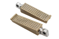 HARLEY Anderson Footpeg Set Brass Fits All 0- , models with female mounting block