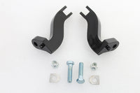 HARLEY Fußrastenhalterung Set Sozius Schwarz Passend für 1993-UP FLT,