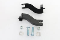 HARLEY Fußrastenhalterung Set Sozius Schwarz Passend für 1993-UP FLT,