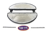 HARLEY Trittbretter Half Moon Schwarz, passend für 1940-1965 FL, 1940-1965 G,