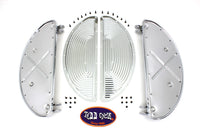 HARLEY Trittbretter Half Moon verchromt passend für 1940-1965 FL, 1940-1965 G,