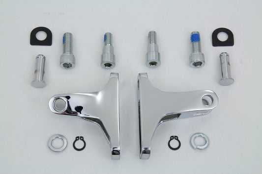HARLEY Rear Passenger Mini Footboard Mount Kit fits 1993-UP FLT, except models equipped with saddlebag guard bags