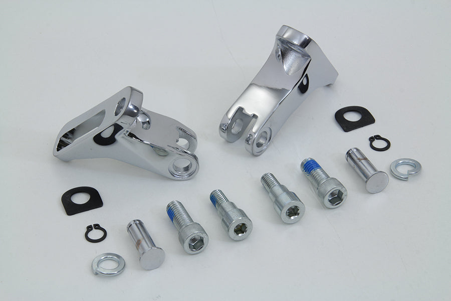 HARLEY Rear Passenger Mini Footboard Mount Kit fits 1993-UP FLT, except models equipped with saddlebag guard bags