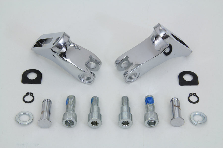HARLEY Rear Passenger Mini Footboard Mount Kit fits 1993-UP FLT, except models equipped with saddlebag guard bags