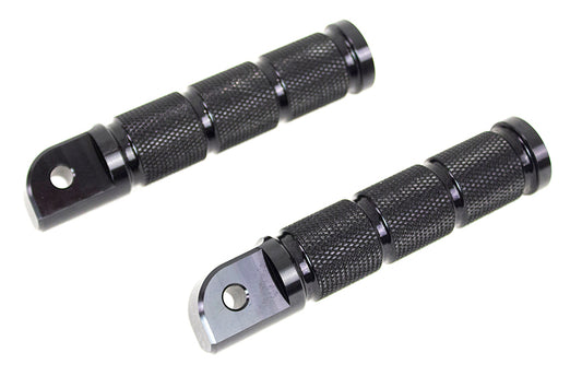 HARLEY Schwarzes Retro Sozius-Fußrastensatz Passend für 2018-UP FLST, 2018-UP FXST,