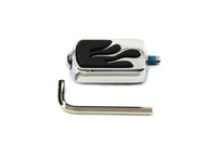HARLEY Shifter Footpeg Chrome Flame Style fits 0-  Custom, application