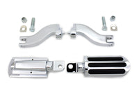 HARLEY Rail Style Adjustable Footpeg Kit Chrome fits 1993-UP FLT,