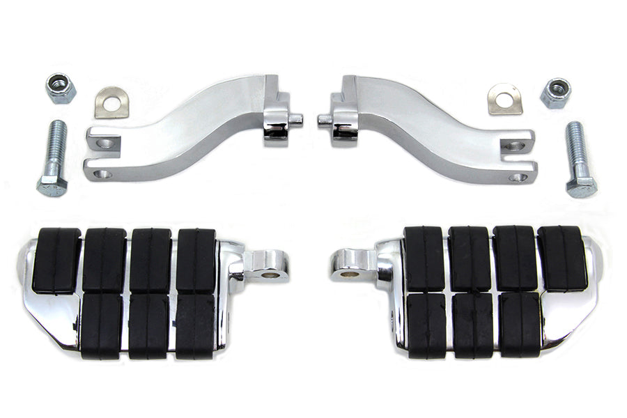 HARLEY Cats Paw Sozius-Trittbretter-Kit passend für FLT Modelle ab 1993,