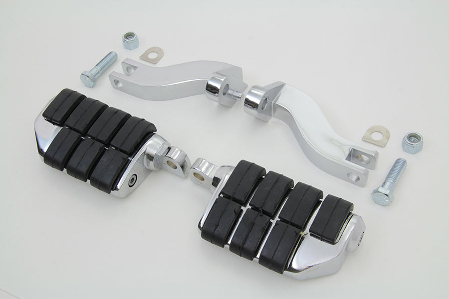 HARLEY Cats Paw Sozius-Trittbretter-Kit passend für FLT Modelle ab 1993,
