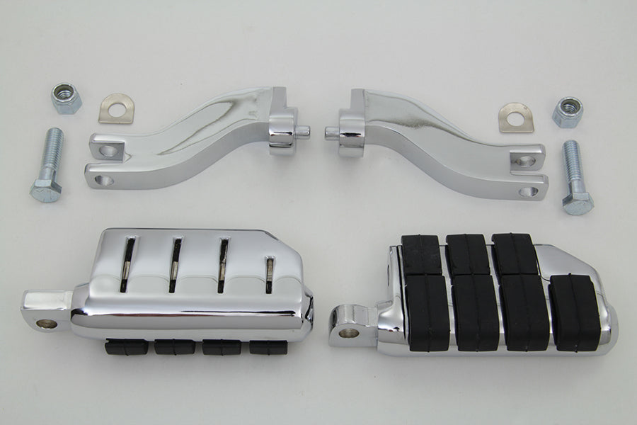 HARLEY Cats Paw Sozius-Trittbretter-Kit passend für FLT Modelle ab 1993,