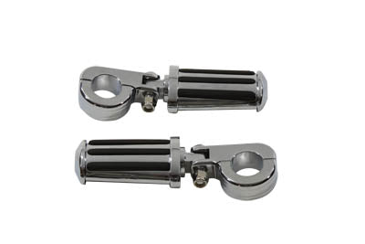 HARLEY Chrome Railer Style Fußrasten-Set, passend für 0- Alle Modelle mit 1-1/4" Sturzbügeln