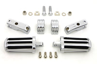 HARLEY Chrome Railer Style Fußrasten-Set, passend für 0- Alle Modelle mit 1-1/4" Sturzbügeln