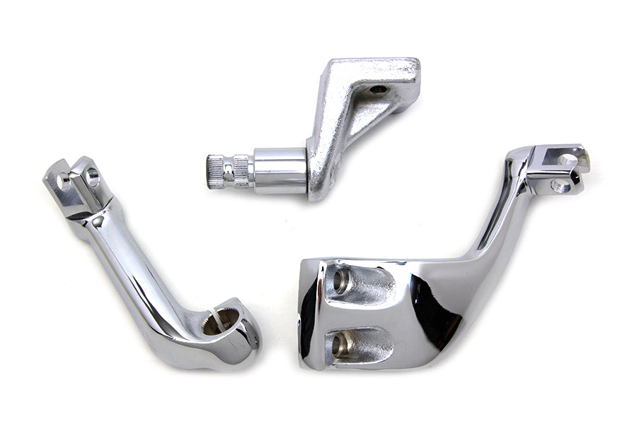 HARLEY Chrom Fahrer Replika Fußrastenhalter Set Passend für 1982-1994 FXR,   1982-1994 FXR,