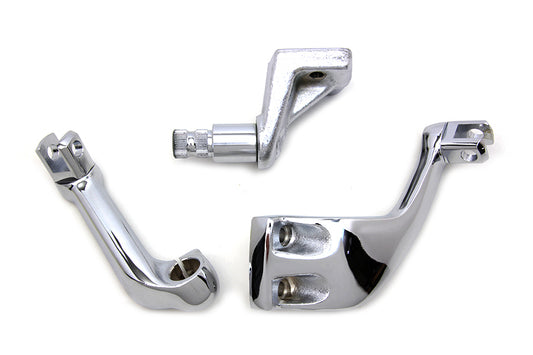 HARLEY Chrom Fahrer Replika Fußrastenhalter Set Passend für 1982-1994 FXR,   1982-1994 FXR,