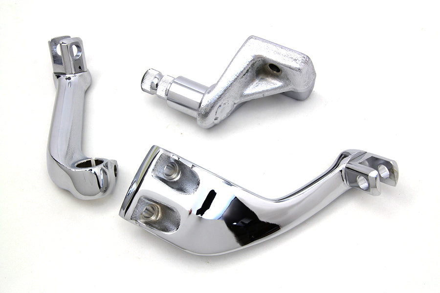 HARLEY Chrom Fahrer Replika Fußrastenhalter Set Passend für 1982-1994 FXR,   1982-1994 FXR,
