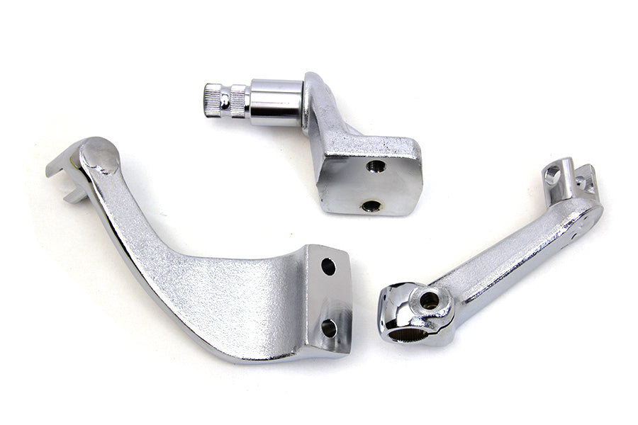 HARLEY Chrom Fahrer Replika Fußrastenhalter Set Passend für 1982-1994 FXR,   1982-1994 FXR,