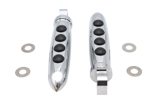 HARLEY Chopper Style Billet-Fußrastensatz Passend für 0- Alle Modelle mit weiblicher Aufnahme