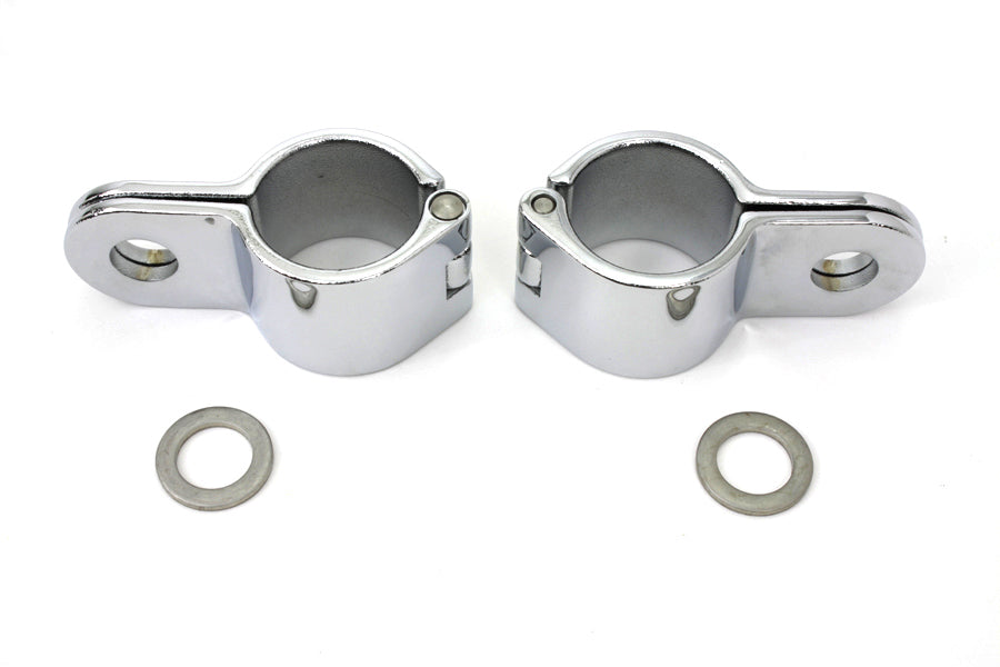 HARLEY Chrome 1-1/4 Zoll Fußrastenhalterung Klemme Set Passt 0- Custom, Anwendung