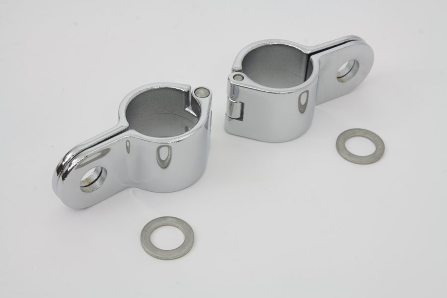 HARLEY Chrome 1-1/4 Zoll Fußrastenhalterung Klemme Set Passt 0- Custom, Anwendung