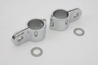 HARLEY Chrome 1-1/4 Zoll Fußrastenhalterung Klemme Set Passt 0- Custom, Anwendung