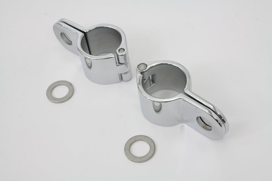 HARLEY Chrome 1-1/4 Zoll Fußrastenhalterung Klemme Set Passt 0- Custom, Anwendung