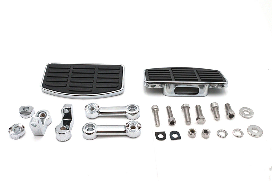 HARLEY Mini Driver verstellbares Trittbrett-Kit Passend für 0-  Custom, Montage auf vorhandenem weiblichem Clevis-Anschluss