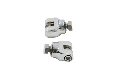 HARLEY Mini Footpeg Clevis Set Chrome Fits 0-  Custom, application for male end pegs