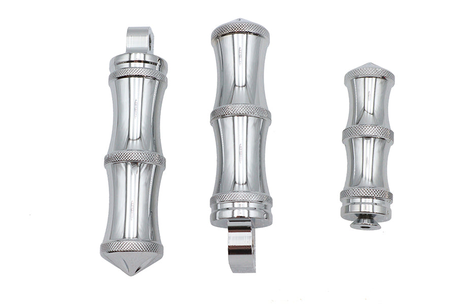 HARLEY Trittbrett-Kit „Druid Style“ Passend für 0- Alle, Modelle mit weiblichem Montageblock