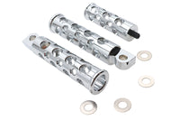 HARLEY Hole Shot Style Fußrasten-Kit Passend für 0- alle Modelle mit weiblichem Montageblock