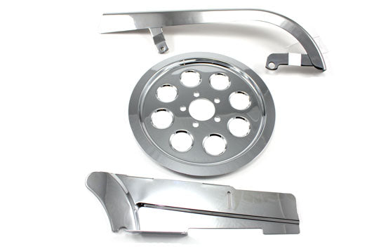 HARLEY Chrom-Riemenschutz-Kit, passend für 2000–2005 FXD,