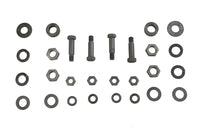 HARLEY Trittbrettmontage- und Scharnier-Hardware-Kit passend für 1940-1984 FL, 1940-1952 WL, 1959-1973 G,