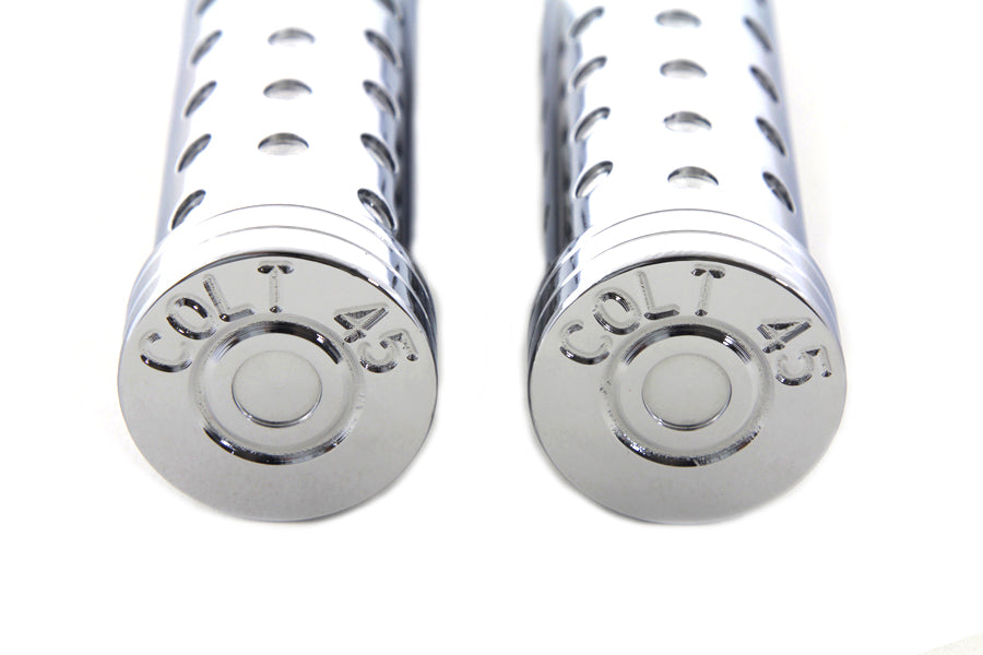 HARLEY Chrome Colt 45 Fußrastensatz passend für 0- Alle Modelle mit weiblichen Halteblöcken