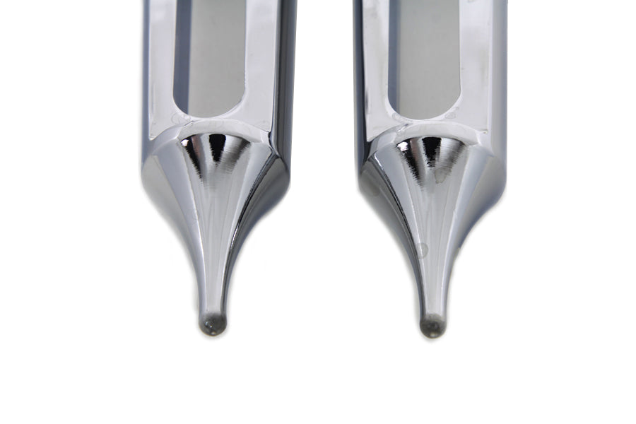 HARLEY Chrome Dagger Slot Fußrasten-Set Passend für alle Modelle ab 0- mit Buchsen-Aufnahme