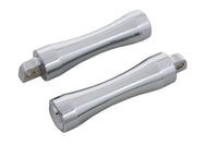 HARLEY Chrom Kontur End Trittbrett-Set Passt 0- Alle Modelle mit weiblichem Montageblock