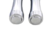 HARLEY Chrom Kontur End Trittbrett-Set Passt 0- Alle Modelle mit weiblichem Montageblock