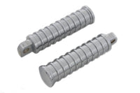 HARLEY Chrom Trittbretter-Set Light Grooves Passend für 0- Alle Modelle mit weiblicher Aufnahme