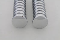 HARLEY Chrom Trittbretter-Set Light Grooves Passend für 0- Alle Modelle mit weiblicher Aufnahme